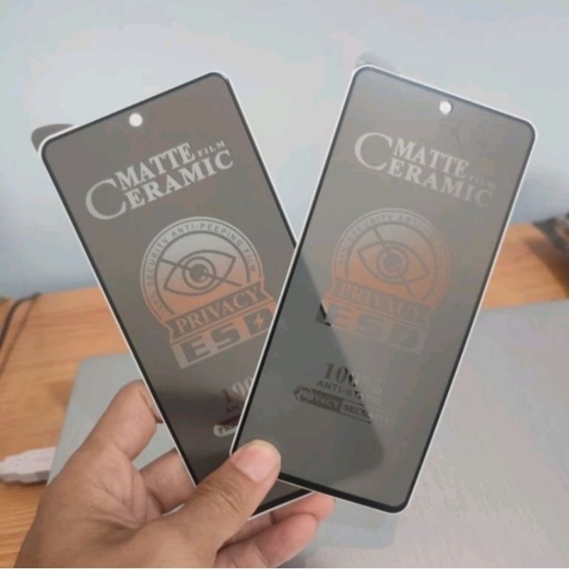 ANTI-SCRATCH CERAMIC MATTE ANTI-SPY VIVO Y28 4G / VIVO Y28 5G