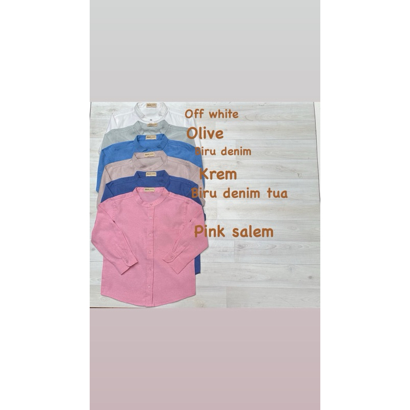 KAMEJA Karen และ Kaye LONG-SLEEVED CHILDRENS KOKO SHIRT