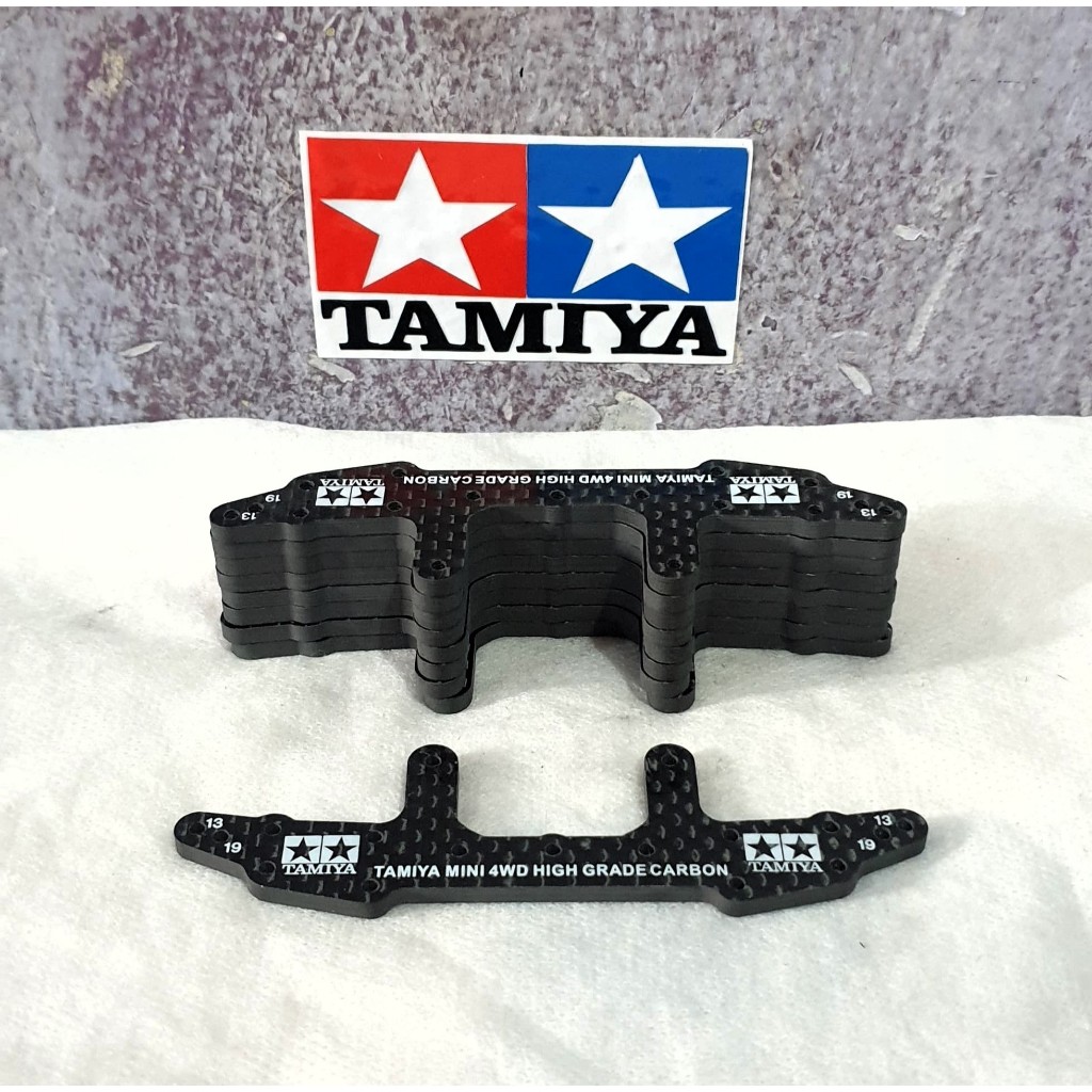 Rep Tamiya 95259 / Tamiya HG Carbon ด้านหลัง Stay (3mm) / tamiya 95259