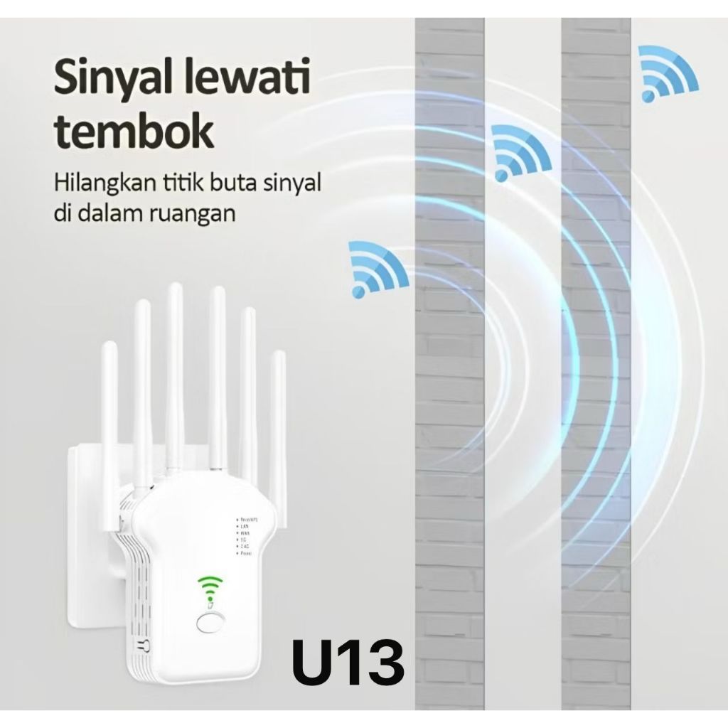 WIFI REPEATER 6 ANTENNA (U13)