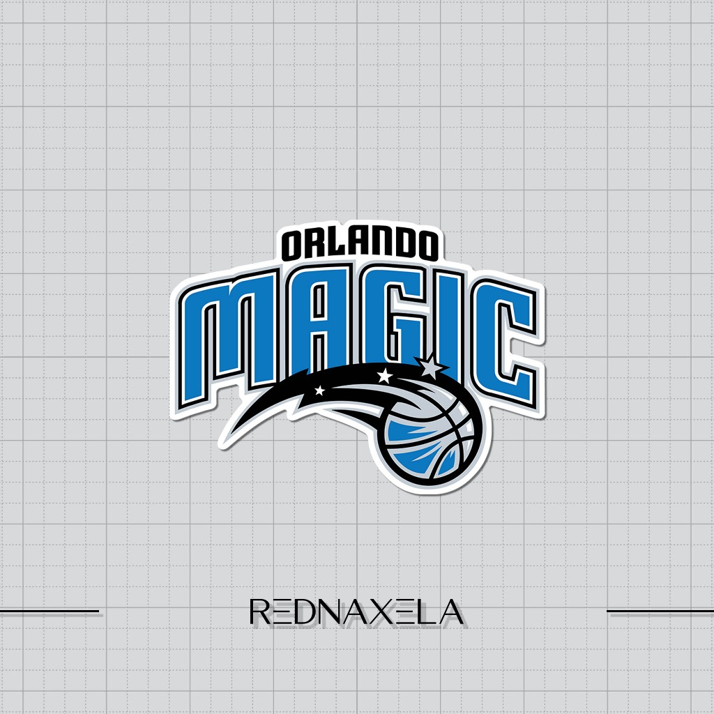 Orlando Magic NBA สติกเกอร์ไวนิลสติกเกอร์กระเป๋าเดินทางกลางแจ้งสติกเกอร์แล็ปท็อปกันน้ํา