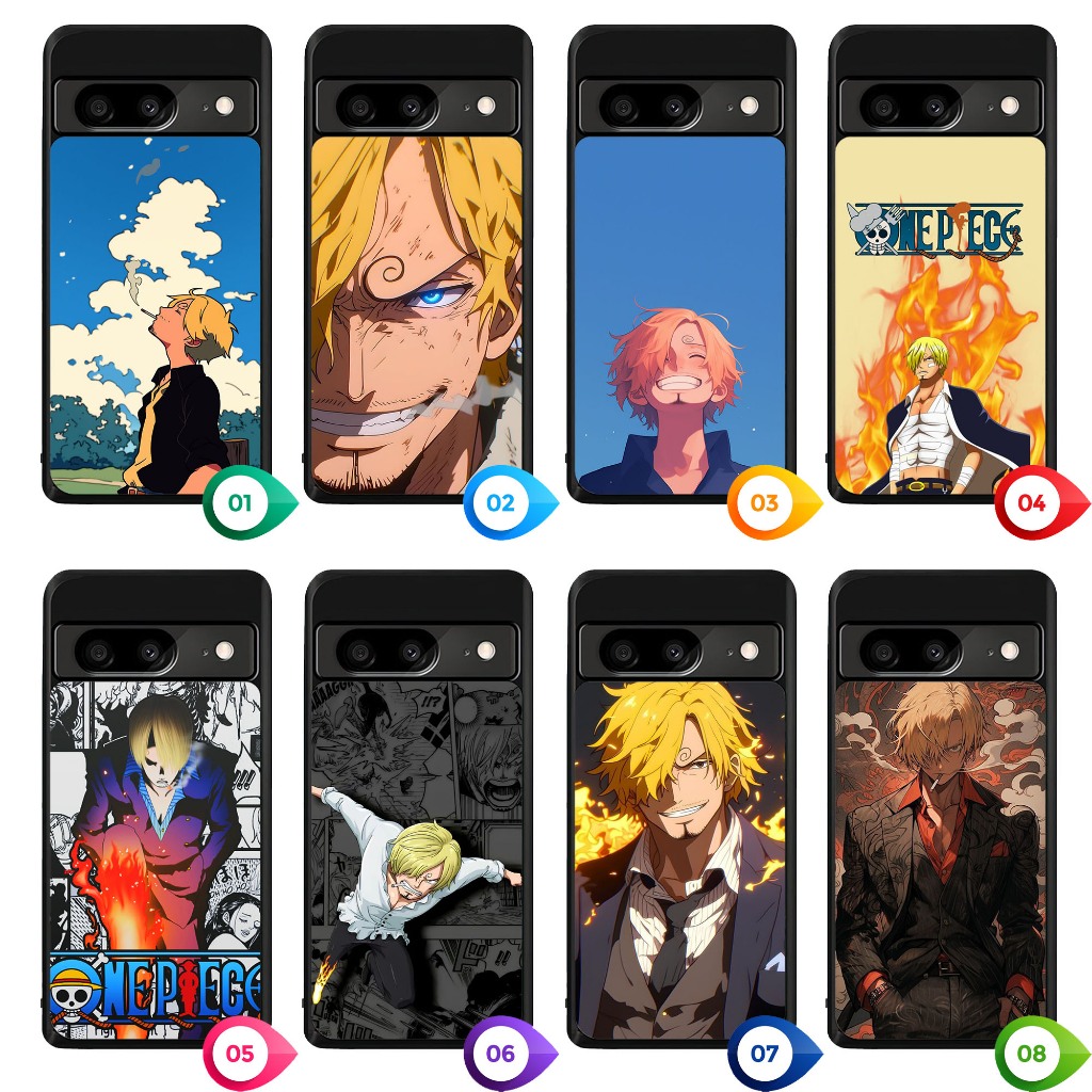 กรณีปลอกที่กําหนดเอง Google Pixel 10 9 9A 8 8A 7 7A 6 6A 5 5A 4 4A 3 3A 2 Pro XL 4G 5G ONE PIECE SAN