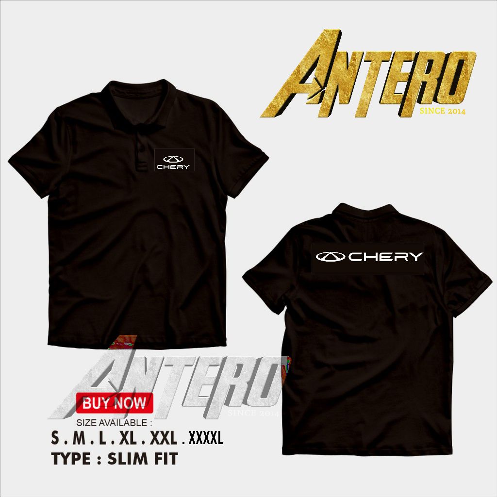 เสื้อโปโล เสื้อคอปก รถยนต์ รถยนต์ เฌอรี่ อินโดนีเซีย