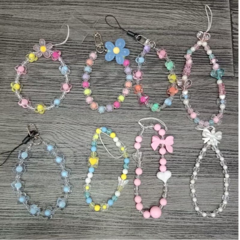 HP GANTUNGAN Beaded Phone Strap / bracelet Phone Strap / Beaded Phone Strap