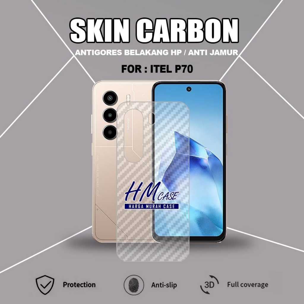 Itel P70 / Power 70 Itel P55 Nfc Itel P55 5G Skin Carbon 3D Anti-scratch Skin Carbon Itel P55 Nfc It