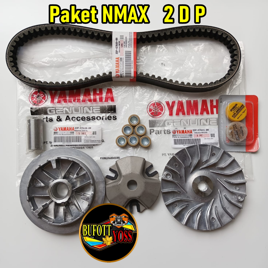 แพ็คเกจ CVT สมบูรณ์ YAMAHA NMAX AEROX LECI V-BELT 2DP ROLLER HOUSING ASSY 2DP พัดลม 2DP YAMAHA NMAX