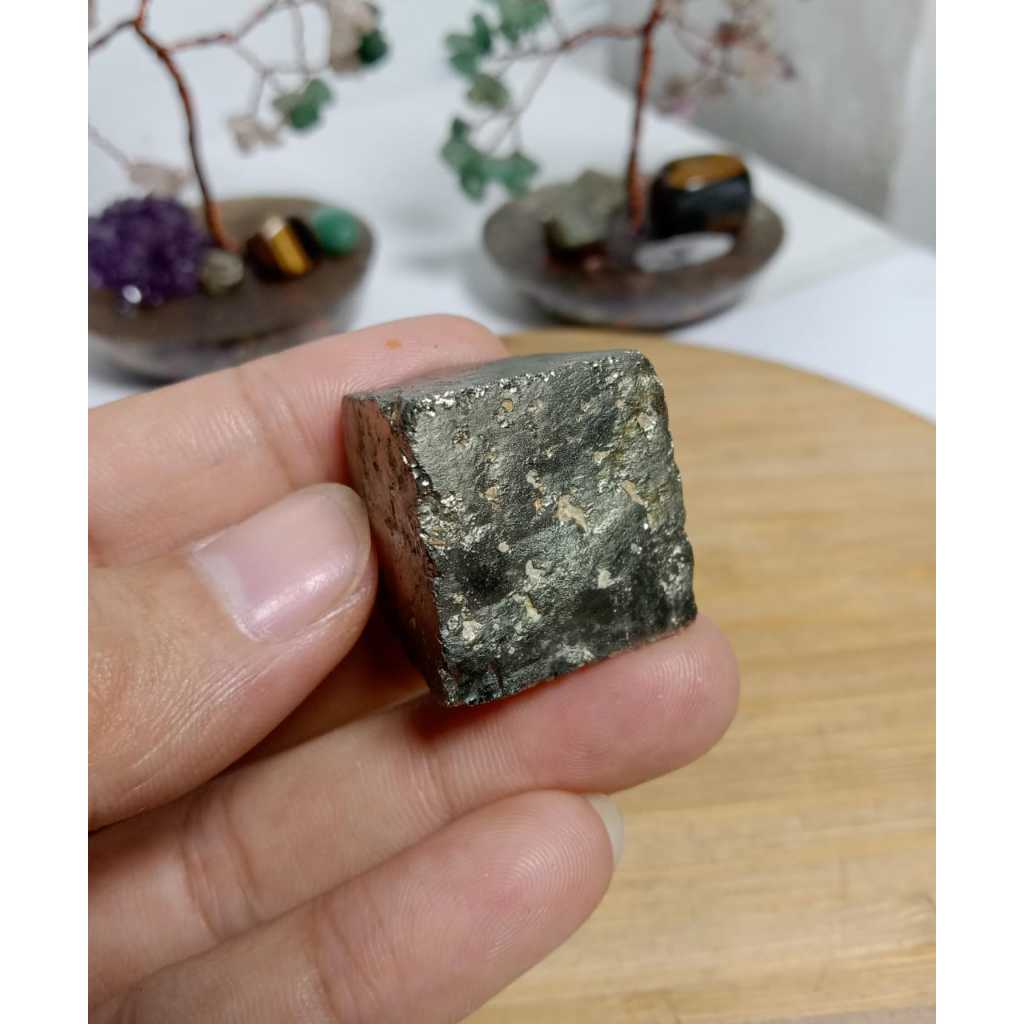 Natural Cube Irregular Pyrite Origin Spain (3)