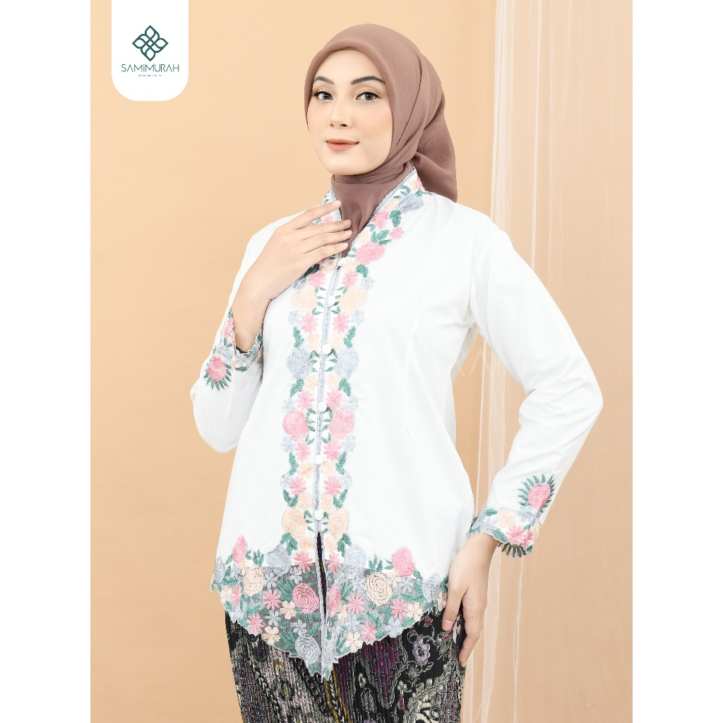 SAMIMURAH - แขนยาวปัก Kebaya แขนยาว Modern Encim Kebaya