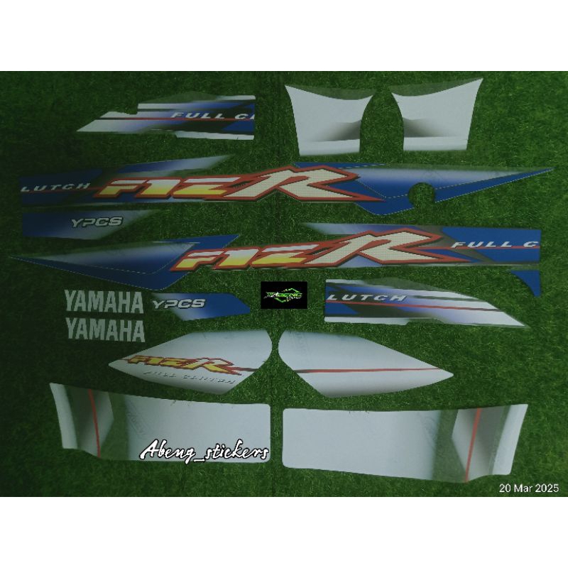STRIPING TRANSPARKENT F1ZR 2003 ดีไซน์ดั้งเดิม