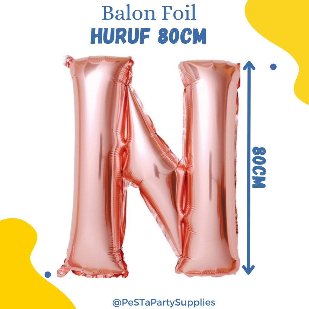 80 ซม.ลูกโป่งฟอยล์ตัวอักษร/ลูกโป่งฟอยล์ตัวอักษร/สีต่างๆ/ตัวอักษร Aqad AZ/ลูกโป่งจํานวนจัมโบ้/สีชมพู,