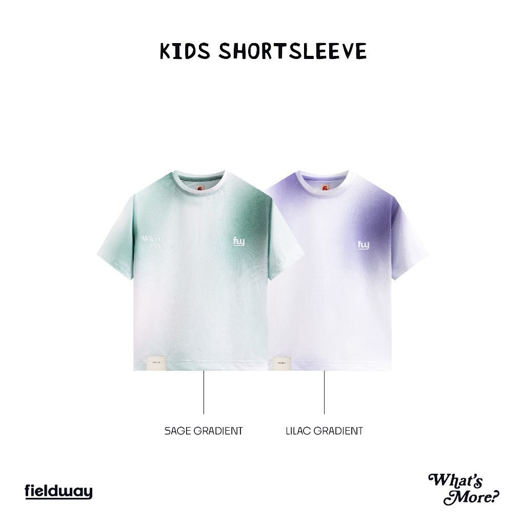 Fieldway Kids (Unisex) แขนสั้น Whats More 2025