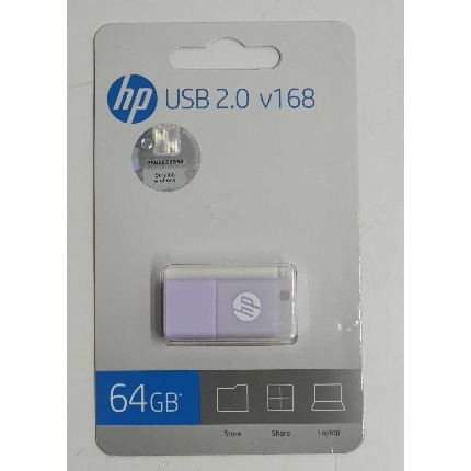 แฟลชดิสก์ยาง HP v168 64GB USB 2.0