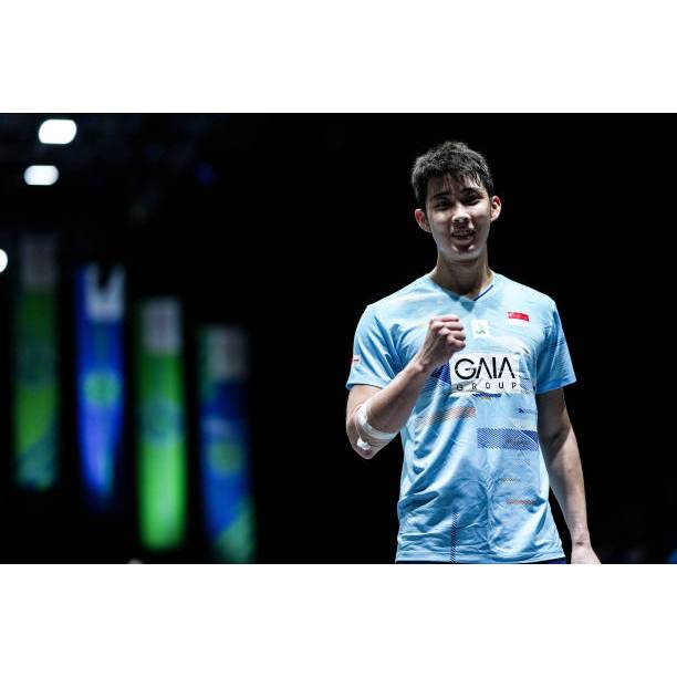 เสื้อแบดมินตัน By Loh Kean Yew เสื้อยืด All England 2025 China เสื้อกีฬาแบดมินตันเกรดคุณภาพระดับพรีเ