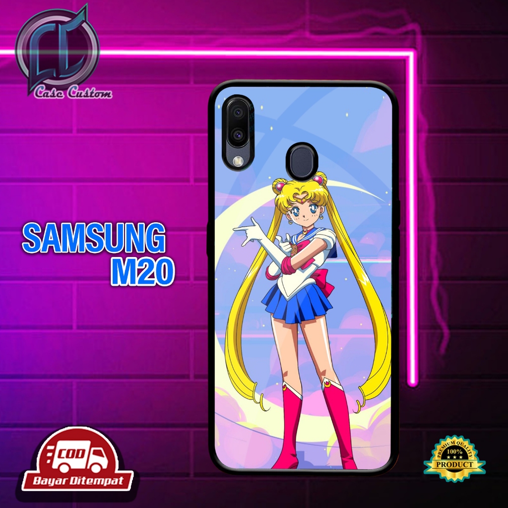 เคส SAMSUNG M20 สามารถใช้สําหรับโทรศัพท์ทุกประเภท ยัง [SYLOR MOON Motif] _เคสเงาล่าสุด _เคสแบบกําหนด