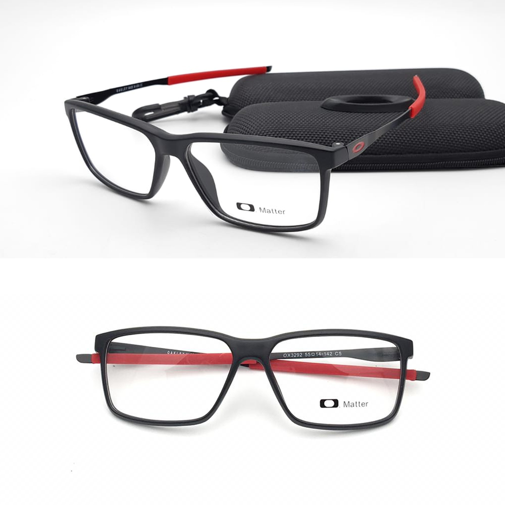 กรอบแว่นตาผู้ชายทรงสปอร์ต O 3292 กล่อง 0x3292