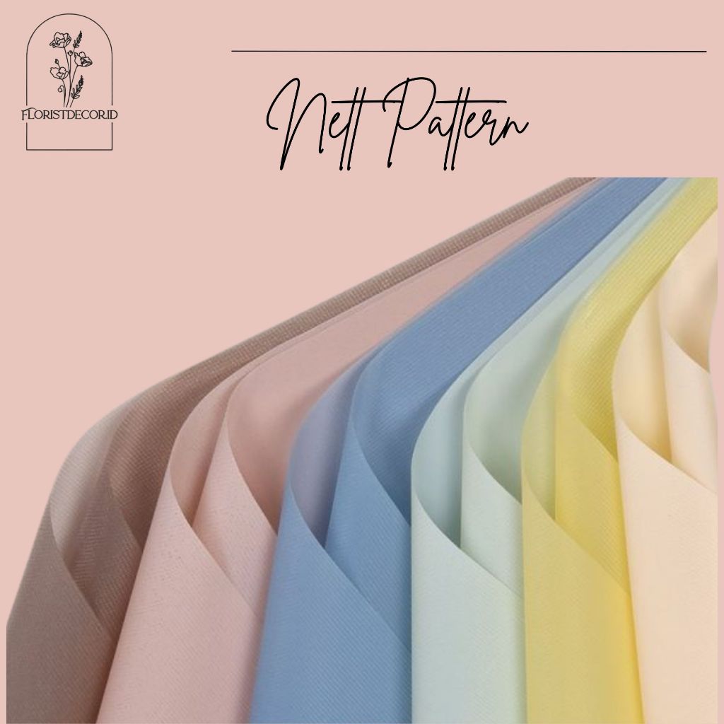 (SW) ECER METALLIC NETT PATTERN WRAPPING PAPER FLOWER BOUQUET PAPER BOUQUET PAPER