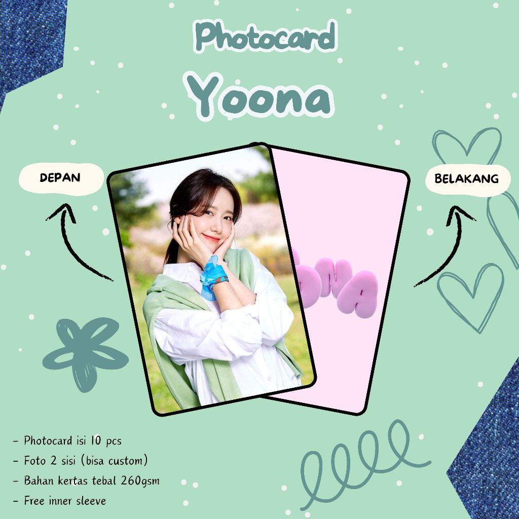 (10 ชิ้น) YOONA PHOTOCARDS