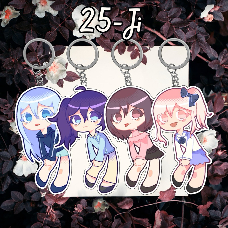พวงกุญแจอะคริลิค Fanmerch 25-ji nightcord โครงการ sekai pjsk (kaade mafuyu ena mizuki)