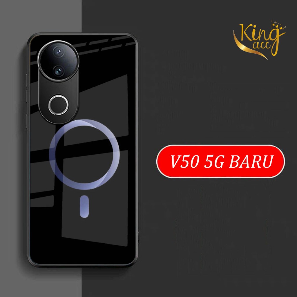 HP Glossy Glass Softcase สําหรับ Vivo V50 5G 2025 - Vivo V50 5G เคสโทรศัพท์ - เคสป้องกันโทรศัพท์ - K