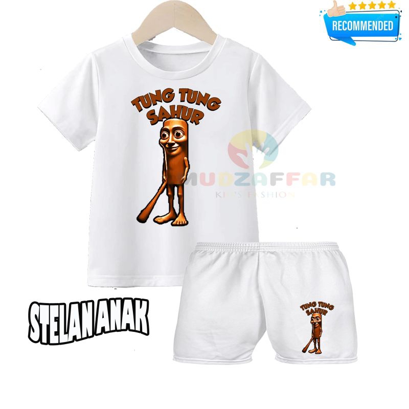 TUNG TUNG SAHUR CHILDRENS CLOTHING SET TUNG TUNG SAHUR CHILDRENS CLOTHINGS SET 1