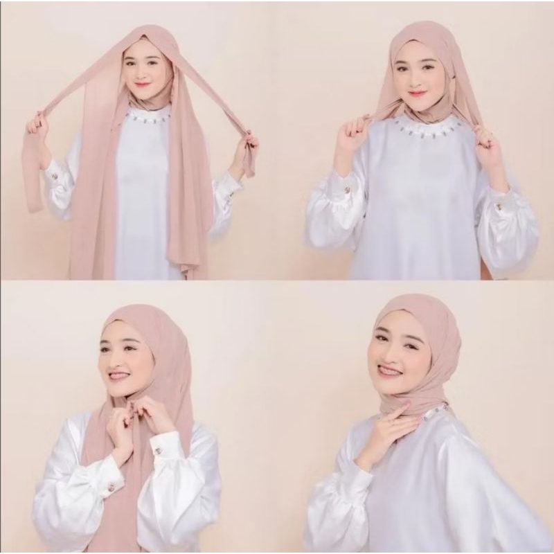 ผักดองสําเร็จรูปของมาเลเซีย | Pashmina JERSEY MALAY 2IN1 | Pashmina MLAY PREMIUM JERSEY