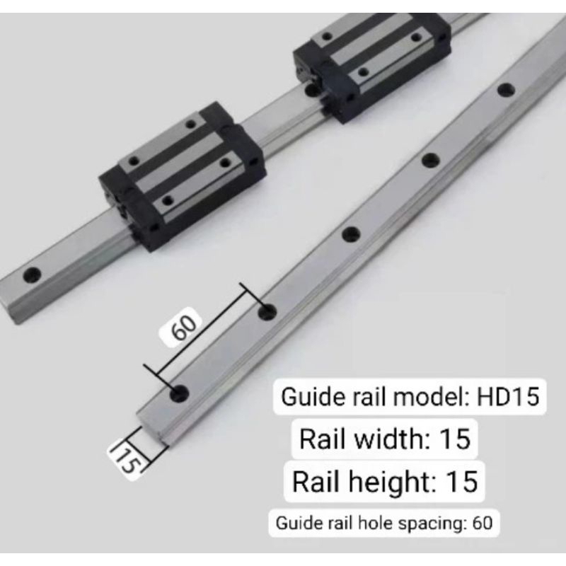 HGR15 HGR 15 LENGHT 1000mm 1m 1 เมตร คุณภาพสูง