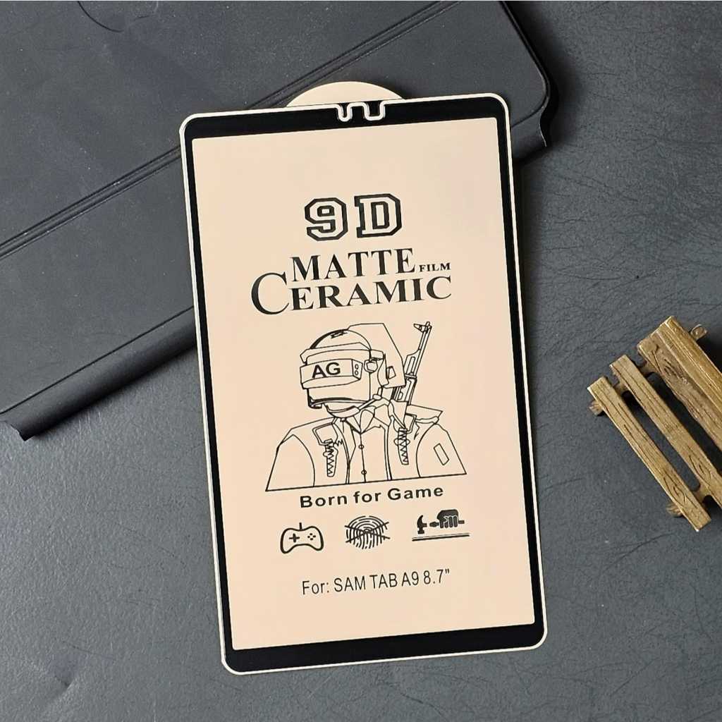 SAMSUNG A9 8.7 INC / X115 TEMPERED GLASS FULL COVER CERAMIC MATTE TAB SAMSUNG A9 8.7 INC / X115