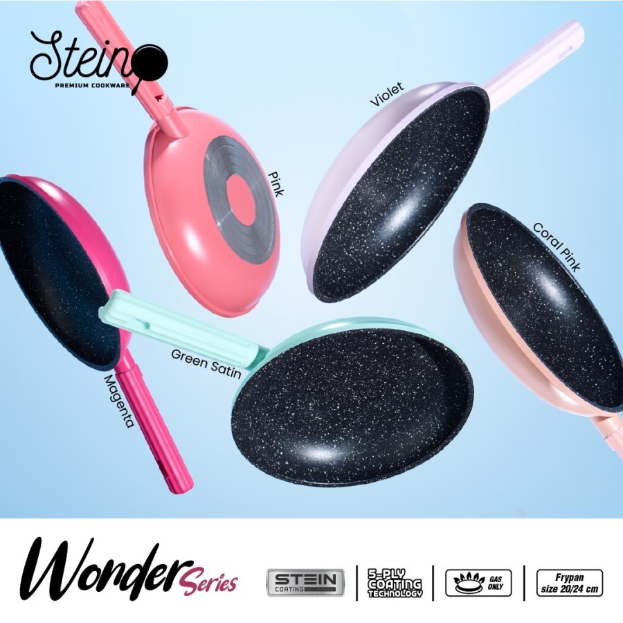 Stein Panci Wajan Wonderpan Series กระทะทอด 20 ซม. กันลื่นไม่ติด