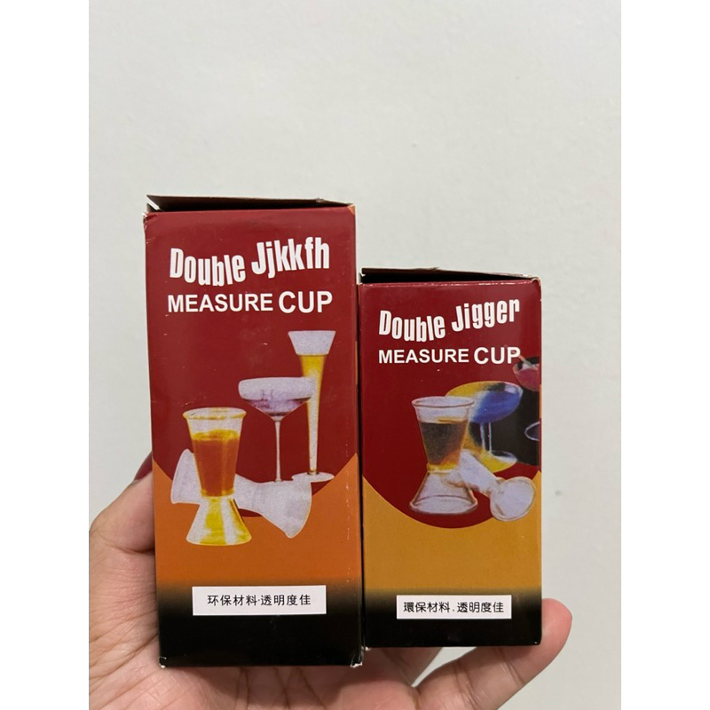 JIGGER ACRYLIC 20/40ML / JIGGER 10/20ML (ถ้วยพักผ่อน / ถ้วยตวง)