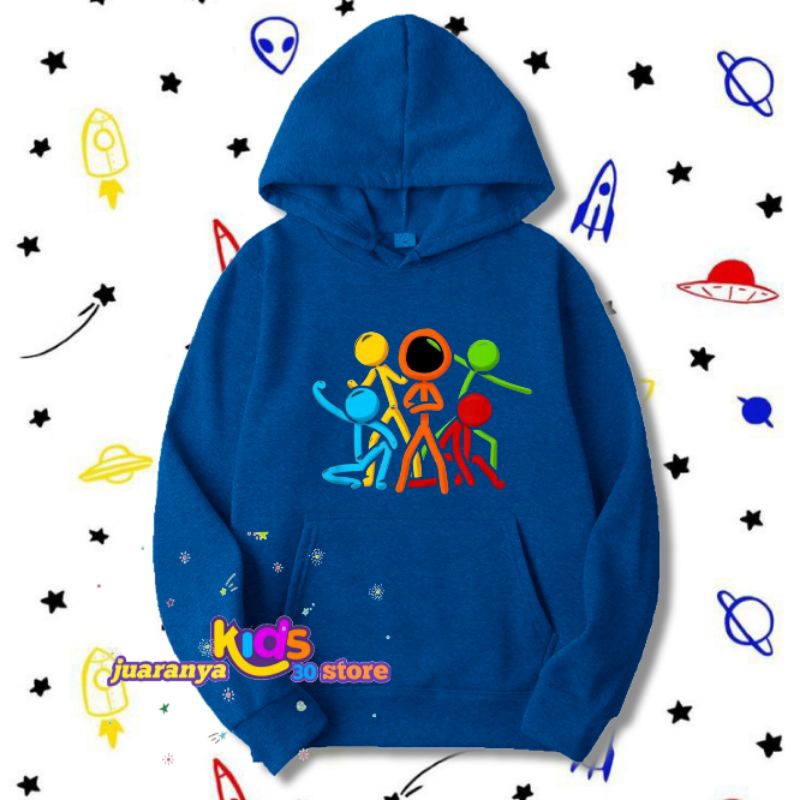 ALAN BECKER STICK MAN CHILDRENS HOODIE ALAN BECKER STICK MAN UNISEX CHILDRENS HOODIE
