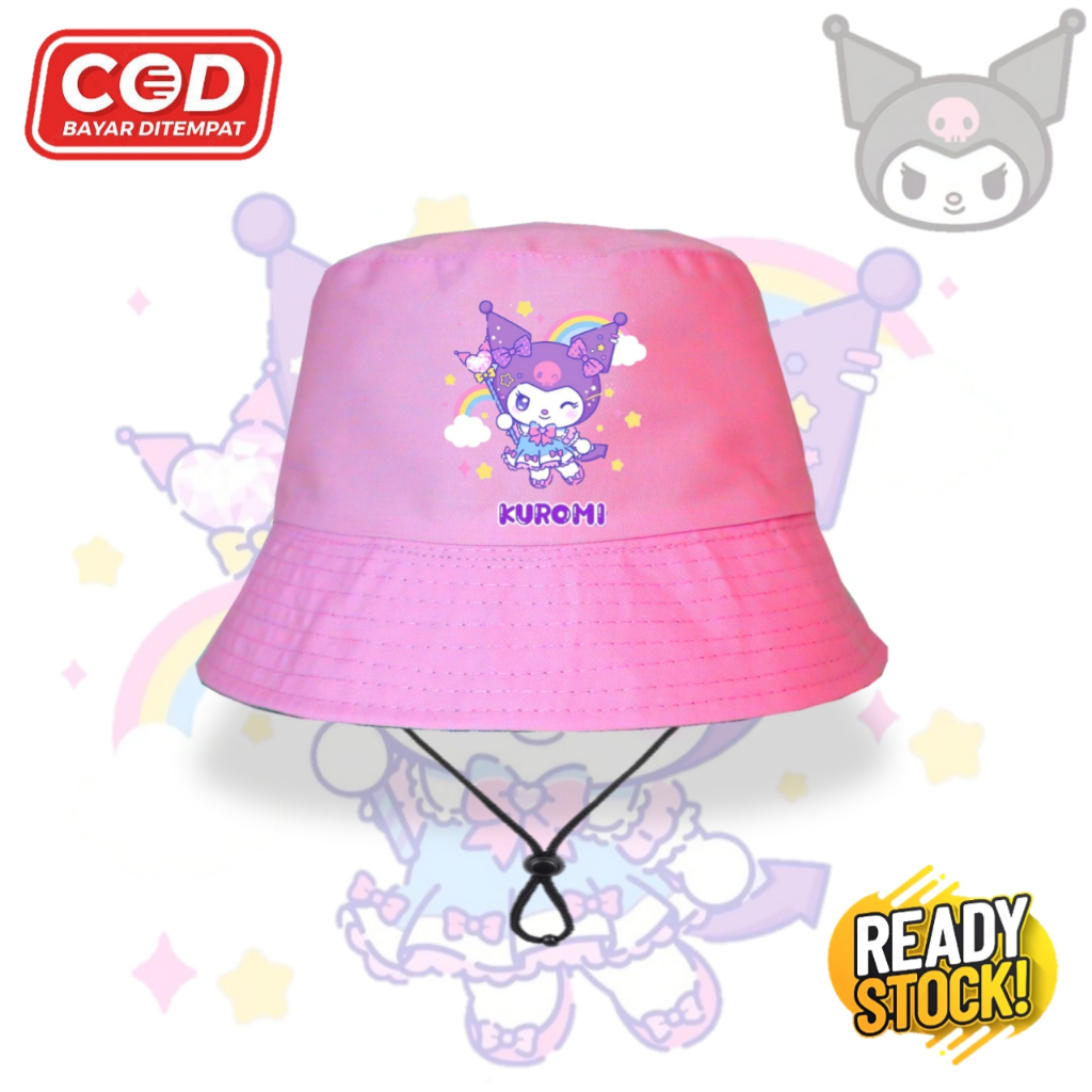 หมวกบักเก็ต Kuromi Girls SANRIO / หมวกเด็ก Kuromi SANRIO ล่าสุด