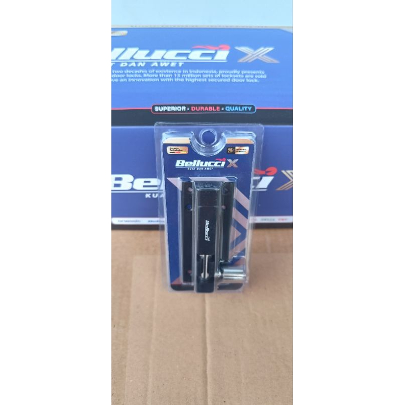 Belluci A38-3 BL Latch / Bellucci 3" BLACK Latch / Bellucci 3" Black Door Slot / Bellucci 3 นิ้ว Bla