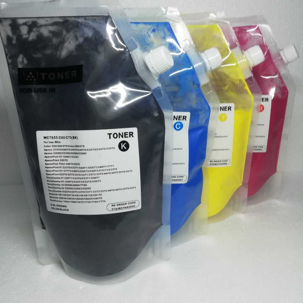 ผงหมึก XENUINE ECONOMY XU15 WC7855 C60 C70