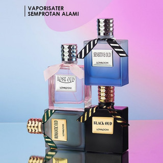 [COD READY] LONKOOM Black Oud Rose Oud Parfum Pria Wanita Wangi Tahan Lama Woody Floral Fresh 100ml