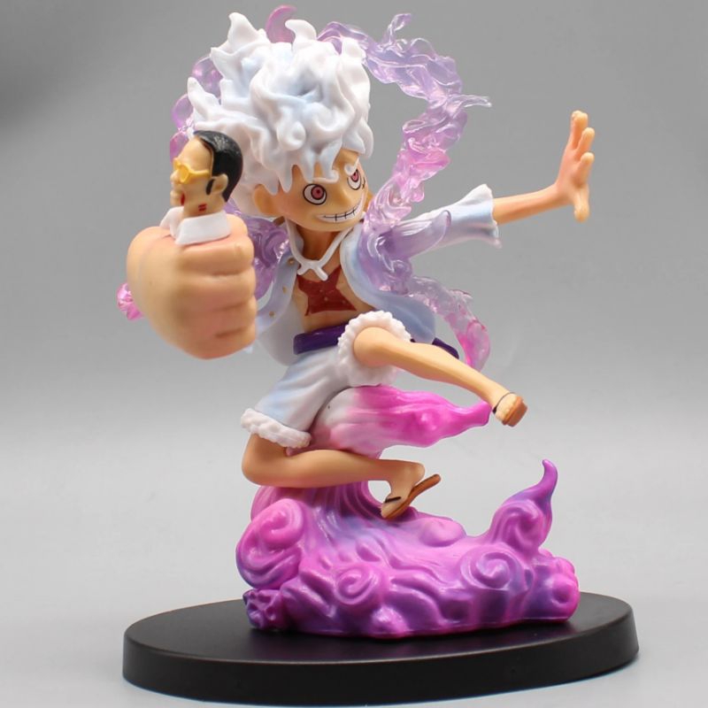 Action Figure One Piece Anime Monkey D Luffy Gear 5 Sun God Megan หัว Nika Luffy Vs Kizaru รุ่นผู้ถื