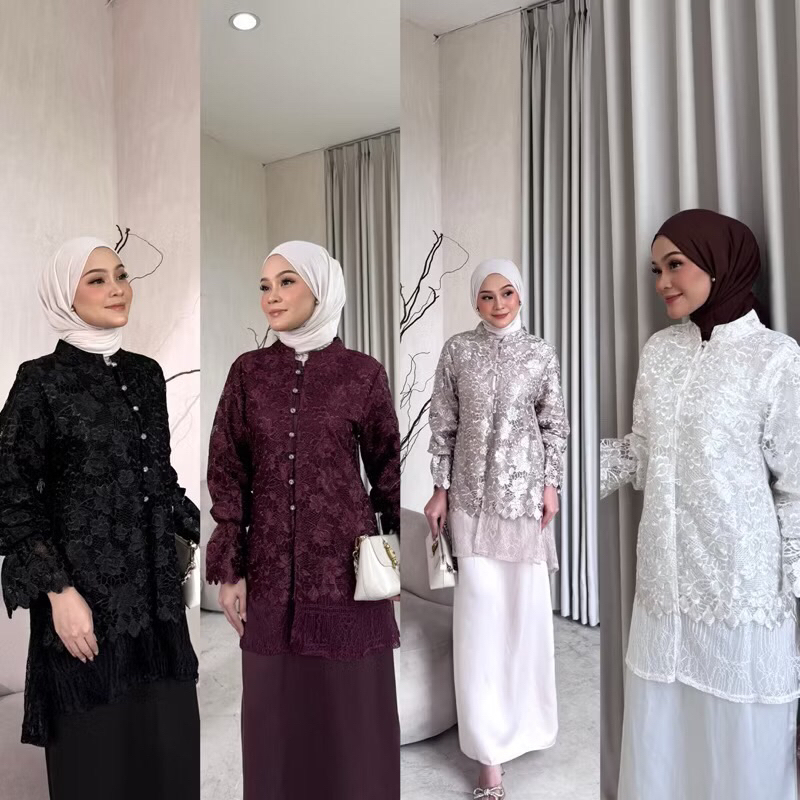 NORA DRESS SILK COMBINATION เคมี PRDA TILLE BUSUI FRIENDLY