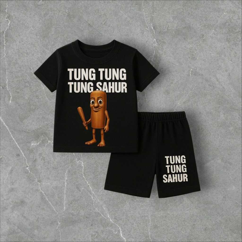 TUNG TUNG TUNG SAHUR ชุดเสื้อผ้า CHILDREN