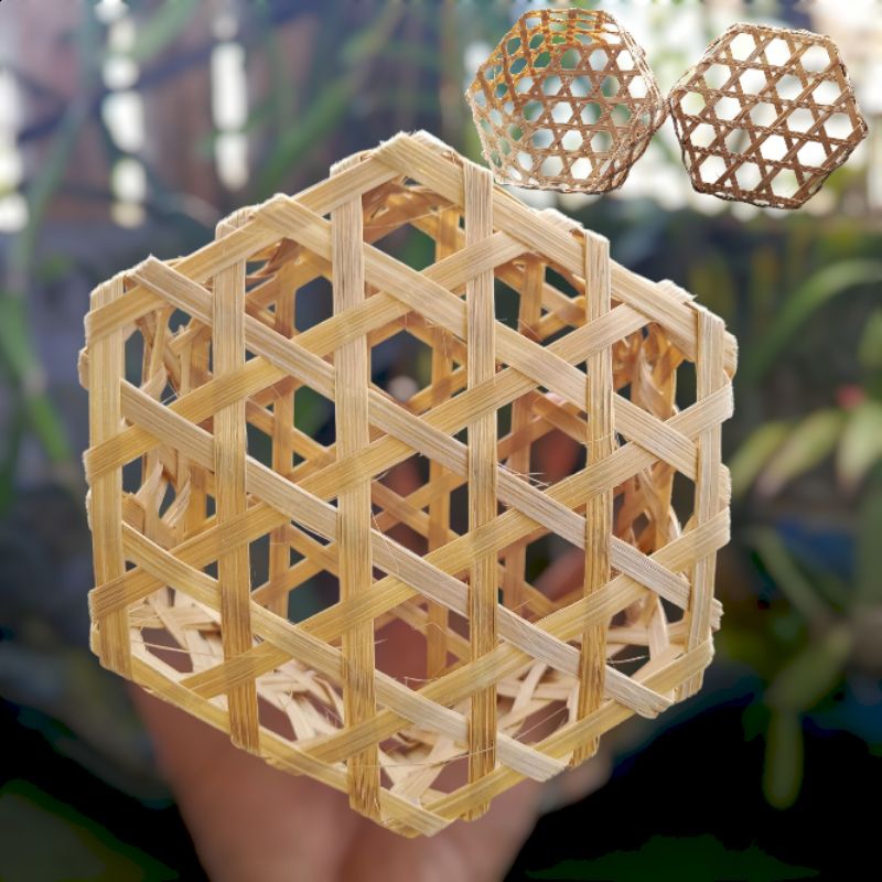 HEXAGONAL BAMBOO WOVEN HEXAGONAL BESEK