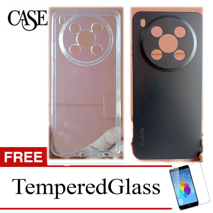 เคสนิ่มสําหรับ ZTE Nubia V70 Max 2025 - Z2467 - 6.9 นิ้ว - ฟรีกระจกนิรภัย