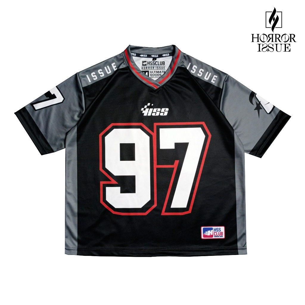 HSS Club Jersey 97 BLACK Vintage // Boxy Fit Jersey // Oversize // Streetwear Jersey // Retro