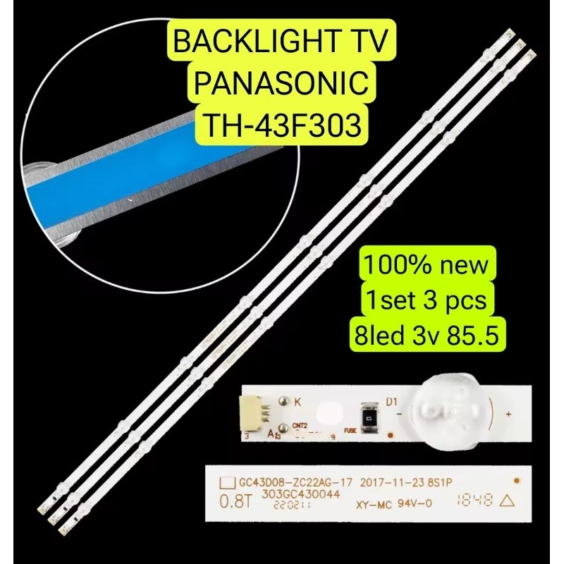 LED BACKLIGHT BL TV PANASONIC TH-43F303G 43F303 43F303G