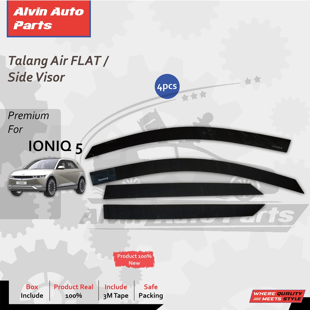 IONIQ 5 การ์ดน้ํา / IONIQ 5 FLAT SIDE VISOR / อุปกรณ์เสริม IONIQ 5