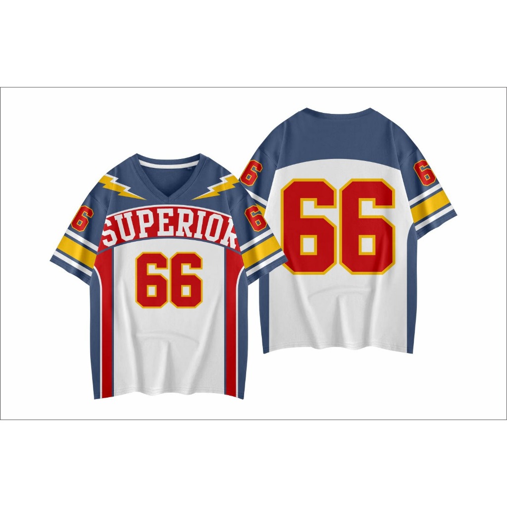 Myv Jersey Vintage Casual เบอร์ 66/ Casual / Hockey / NFL / Vintage / Oversize / Retro / Classic