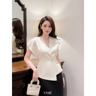 Naura T Shirt Sleeves Stretch Atasan Wanita Top