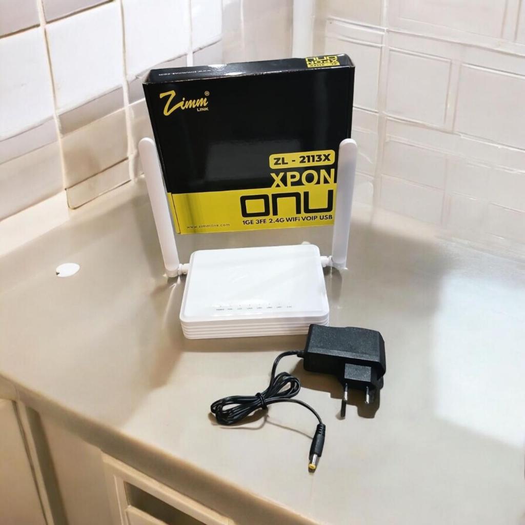 Sasageyou - Zimmlink XPON ZL-2113X ONU 2.4Ghz v1.03 OMCI - ONT EPON/GPON Postel - รับประกัน 6 เดือน 