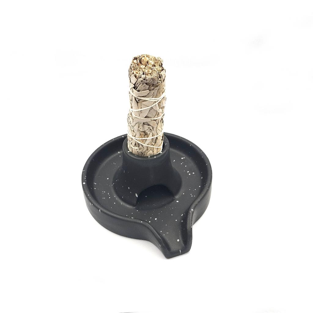 ที่ใส่ธูป Aromatherapy Burning Place White Sage Palo Santos ธูป 2 in 1