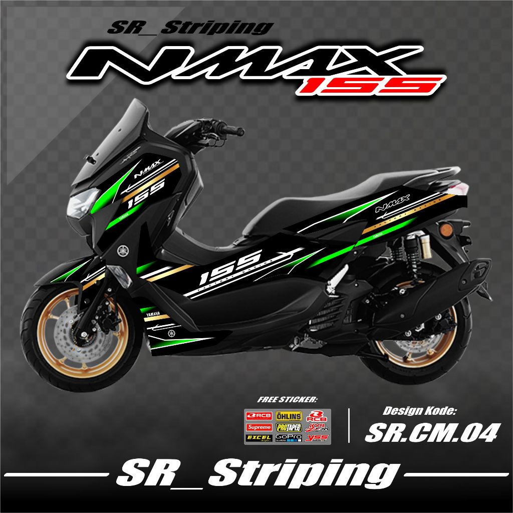 Striping NMAX NEW 2021 - รายชื่อการประมูลสติ๊กเกอร์ Yamaha NMAX NEW 2021 SR.04