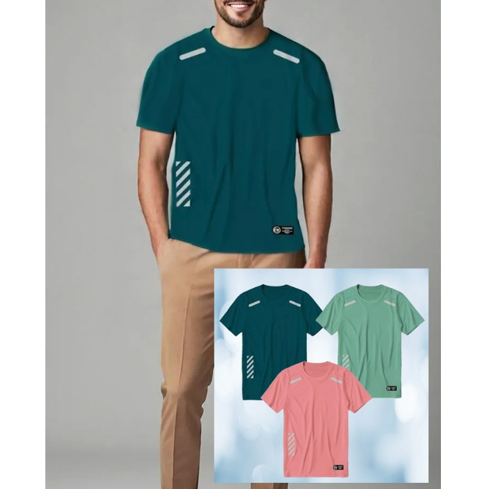 ADULT MENS AND WOMENSWEAR SLIM FIT GYM SHIRTS SHORT-SLEEVED FITNESS SHIRTS SPORTS SHIRTS