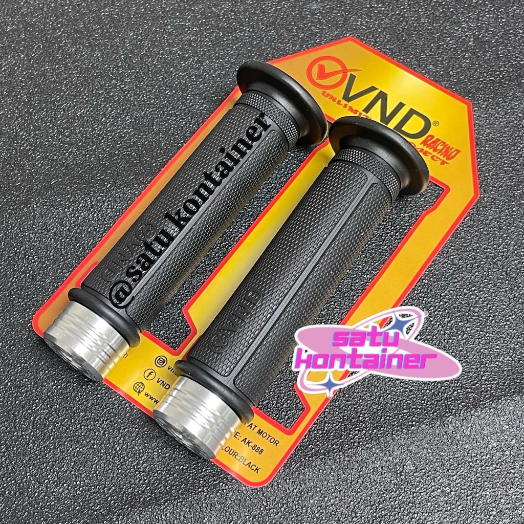 ของแท้ 100% VND 888 + เดือยสีเงิน END BAR CARVED ปลอกแฮนด์ Vnd ORIGINAL