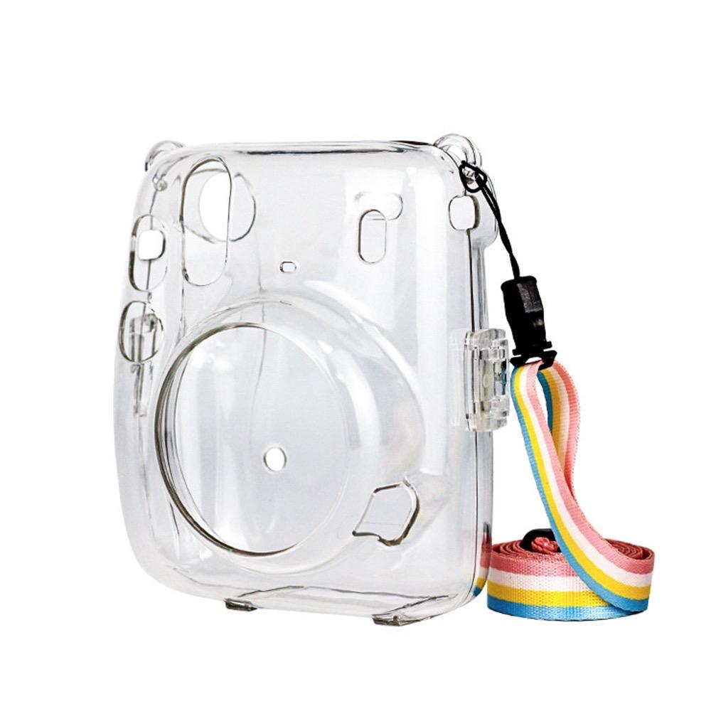 เคส Instax Mini 12 โปร่งใส/สติ๊กเกอร์/กลิตเตอร์